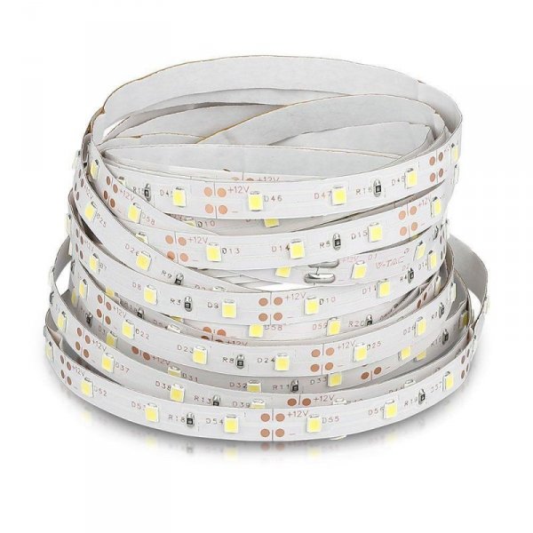 Taśma LED V-TAC 12V SMD3528 300LED IP20 3,6W/m VT-3528 60-IP20 Kolor Żółty 400lm