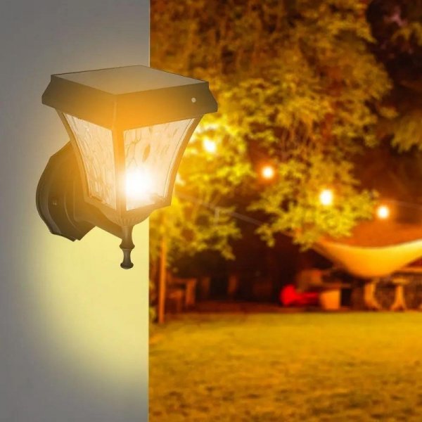 Kinkiet Ogrodowy Ścienny Solarny V-TAC 2W LED IP44 VT-982-S 3000K-4500K-6000K 110lm 3 Lata Gwarancji