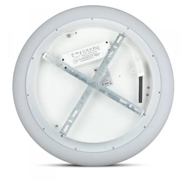 Oprawa LED V-TAC 20W Oprawa Sufitowa Owal Zmiana Barwy 30cm Ściemnianie Biały VT-7308 2700K-6400K 2150lm 3 Lata Gwarancji