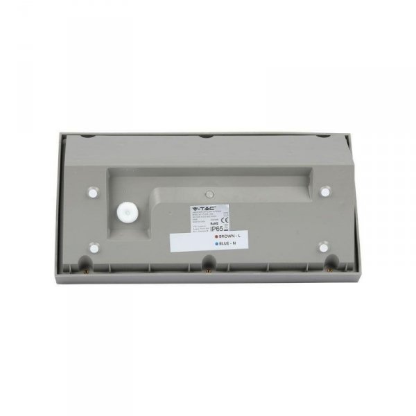 Oprawa Ścienna V-TAC 20W LED Ukośna Szara IP65 VT-8055-N 4000K 2050lm