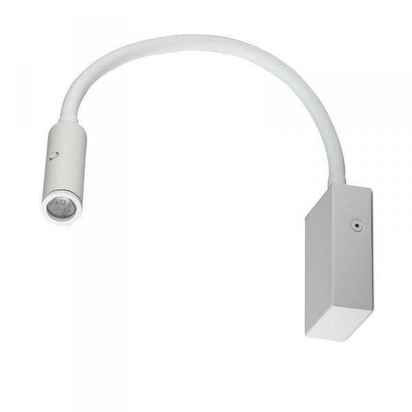 Oprawa LED V-TAC 3W Kinkiet Hotel Łóżko Włącznik Biały COB CREE VT-2913 3000K 180lm 3 Lata Gwarancji