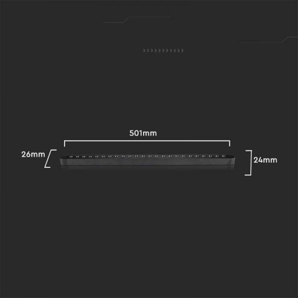 Oprawa Szynosystem Magnetyczny 48V V-TAC 22W LED 35st VT-4222 4000K 1900lm 3 Lata Gwarancji