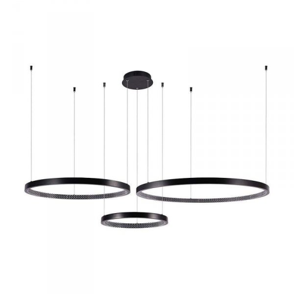Oprawa Zwieszana V-TAC 57W LED Czarna VT-7824 3000K 6840lm