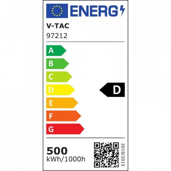 Projektor LED V-TAC 500W Czarny IP65 135Lm/W VT-48500 6500K 67500lm