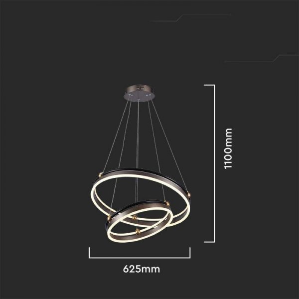 Oprawa Zwieszana V-TAC 50W LED Brązowa VT-7578 3000K 5850lm