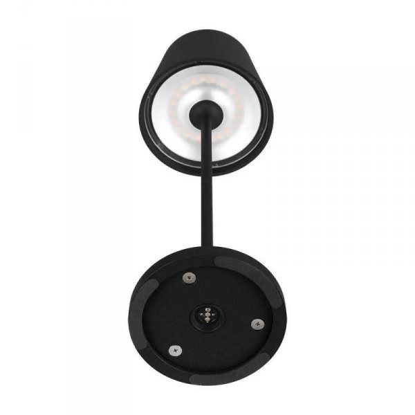 Lampka Biurkowa Nocna V-TAC 1,5W LED Ładowanie Ściemnianie IP54 Czarna VT-7997 3000K 150lm