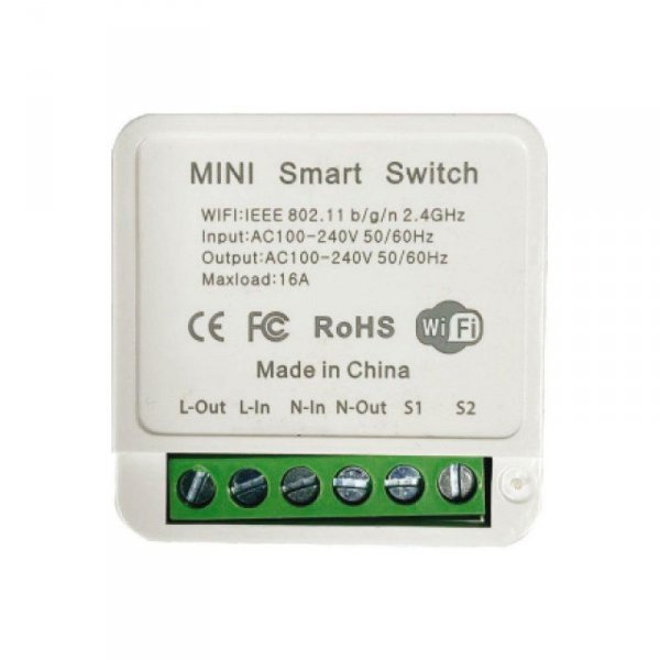 Bezprzewodowy włącznik switch WI-FI V-TAC 2x5A dopuszkowy Smart Life tuya Alexa Google Home VT-5102