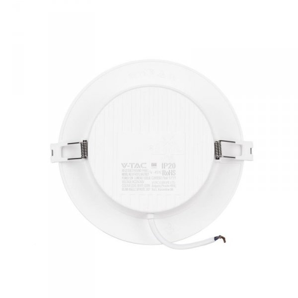 Panel Wpuszczany V-TAC 12W LED SAMSUNG CHIP Okrągły 170x28mm VT-61012RD-S 6500K 1200lm 5 Lat Gwarancji