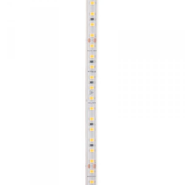 Taśma LED 230V V-TAC RĘKAW IP65 120LED/m 10,5W/m Rolka 10mb VT-2835 121-10M Kolor Niebieski