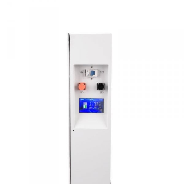 Magazyn Bank Energii V-TAC Biały Szklany Front 10.24kWh 200Ah/51.2V 10240Wh LiFePO4 BMS VT-10240W 10 Lat Gwarancji