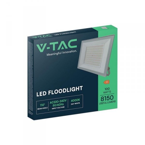 Naświetlacz LED V-TAC 100W LED SMD biały VT-44109 6500K 8150lm