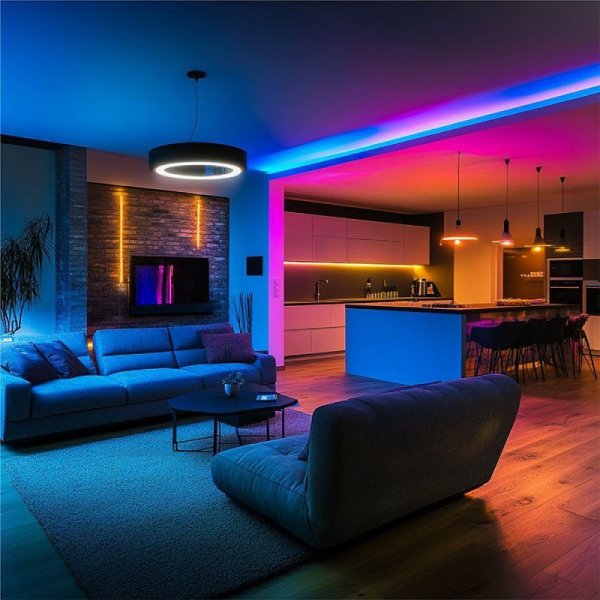 Neon flex V-TAC 5mb Sterownik USB Magic RGB DC 5V VT-562 RGB 3 lata gwarancji