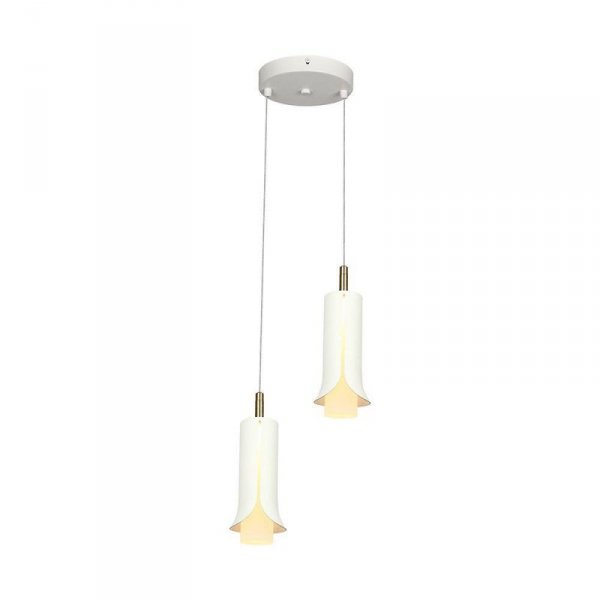 Oprawa zwieszana V-TAC 2X10W LED 177x20cm biały, złoty VT-89026 3000K 1200lm