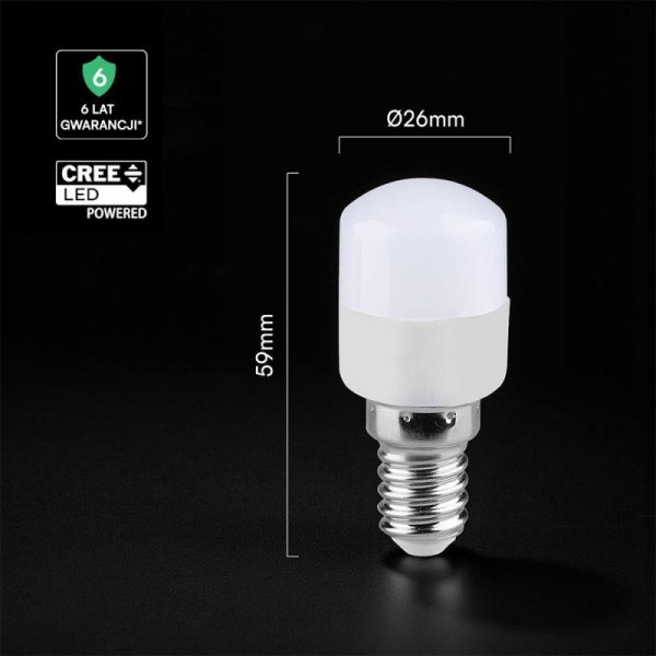 Żarówka LED V-TAC CREE CHIP 2W E14 ST26 VT-202 4000K 180lm 6 lat gwarancji
