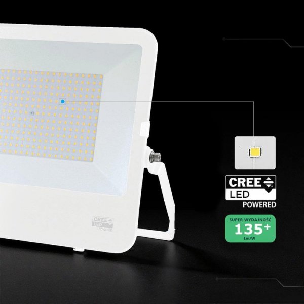 Naświetlacz LED V-TAC CREE CHIP 200W 135lm/W IP65 biały VT-44201 4000K 22960lm 6 lat gwarancji
