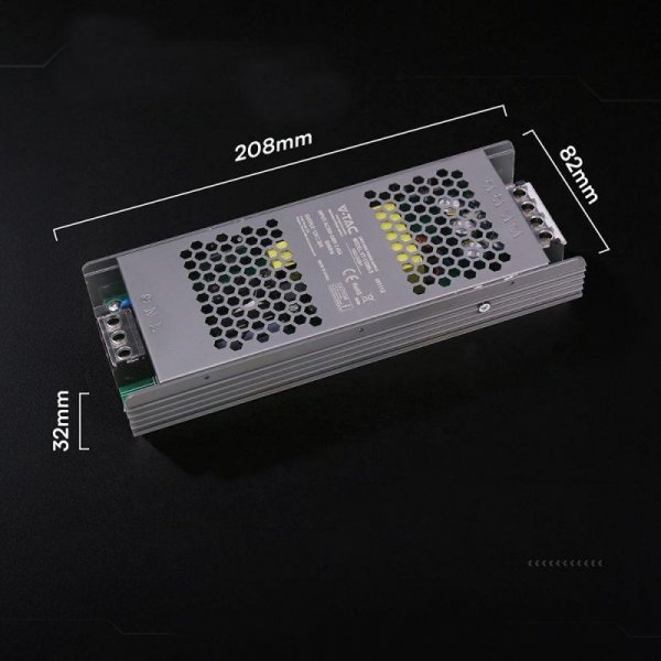 Zasilacz do LED modułowy montażowy SLIM V-TAC 360W 12V 30A IP20 filtr EMI VT-13360-S
