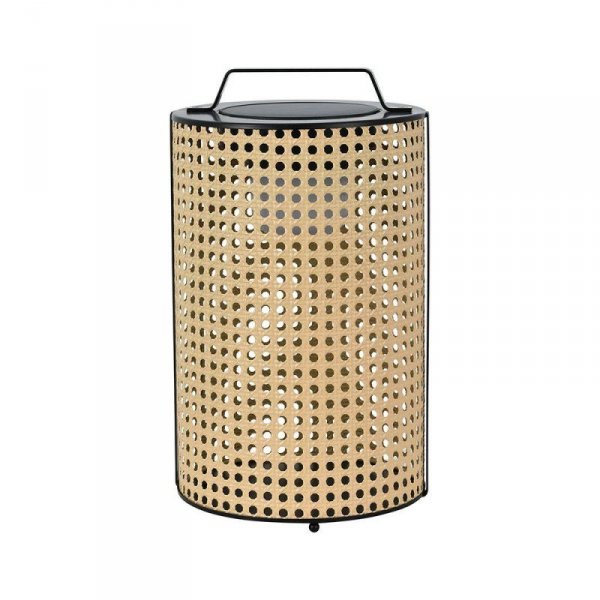 Przenośna lampa solarna V-TAC 1,2W LED IP65 12x35cm drewno VT-84043 2800K 150lm