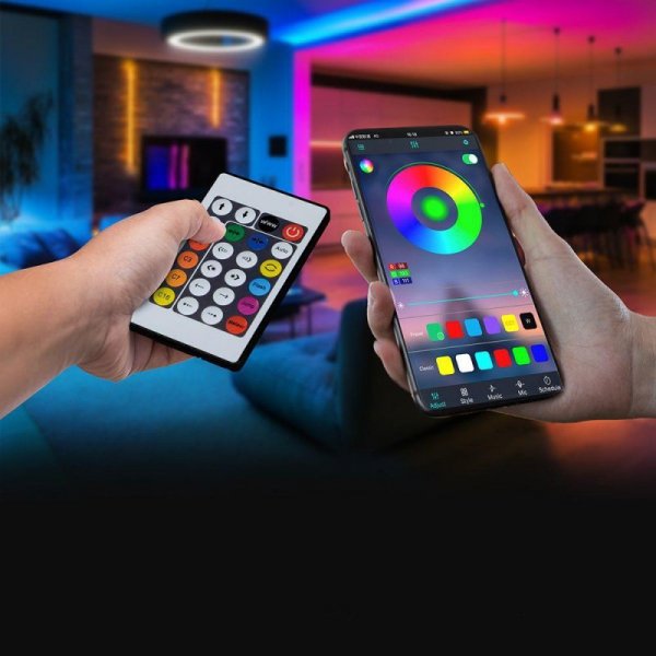 Neon flex V-TAC 5mb Sterownik USB Magic RGB DC 5V VT-562 RGB 3 lata gwarancji