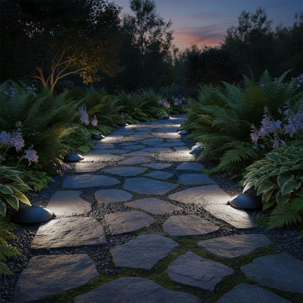 Oprawa gruntowa ogrodowa najazdowa V-TAC 1W LED czarna 2-stronna IP67 VT-1161 6400K 50lm