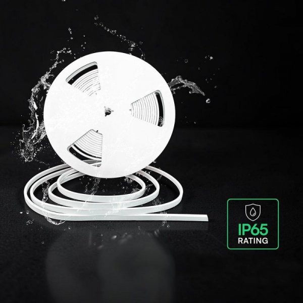 Neon flex LED V-TAC 24V 10mb 9W/m 6,5mm IP65 VT-564 6500K