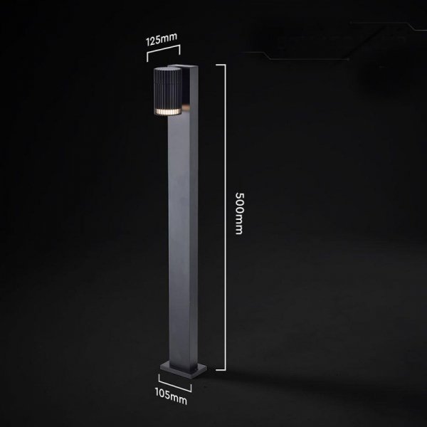 Słupek ogrodowy V-TAC 50CM GU10 czarny VT-10176 3 lata gwarancji