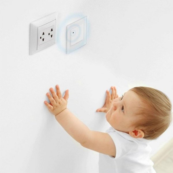 Czujnik ruchu mikrofalowy ścienny podtynkowy dopuszkowy biały 1200W/300W V-TAC VT-8084 5 lat gwarancji