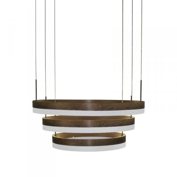 Oprawa Zwieszana LED V-TAC 82W Soft Light Chandelier Ściemnianie Kawowy VT-82-3 3000K 6500lm 3 Lata Gwarancji