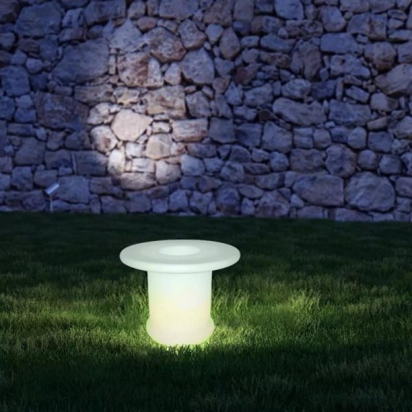 Stolik stół ogrodowy V-TAC LED 72cm ładowanie pilot V-TAC VT-7812 RGBW 108lm