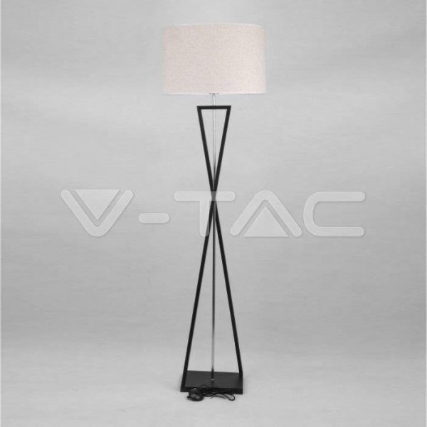 Lampa Podłogowa V-TAC IKS Okrągła Czarna 450x285x1620mm VT-7913 5 Lat Gwarancji