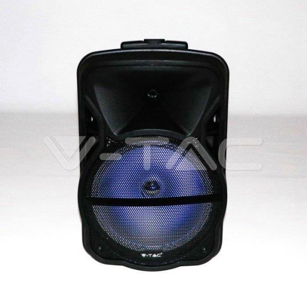 Głośnik Przenośny V-TAC 35W Mikrofon, RGB, PILOT, USB, Micro SD & FM Radio, na kółkach 510x320x295 VT-6213