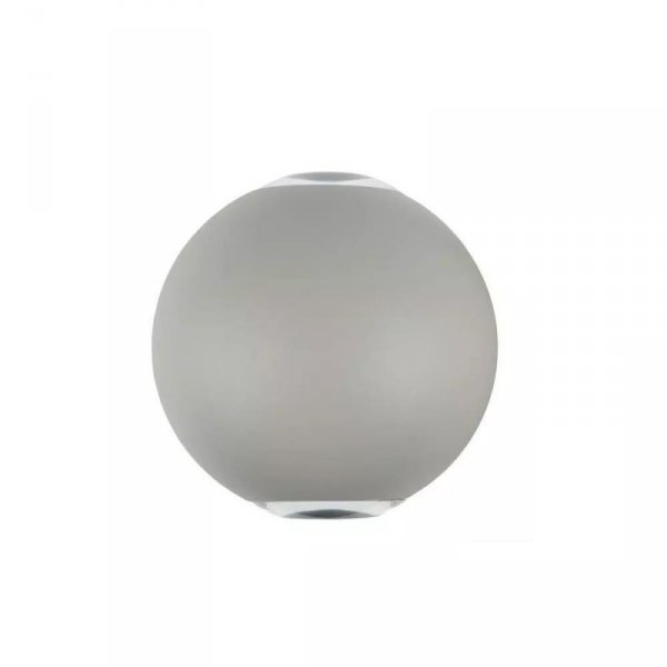 Kinkiet Ścienny V-TAC 6W LED Szary Okrągły IP65 VT-836 3000K 660lm