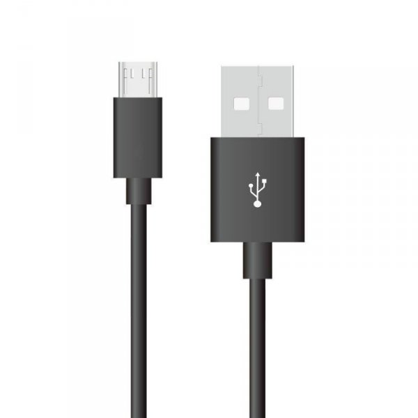 Przewód Micro USB V-TAC 1M Czarny Seria Srebrna VT-5321 2 Lata Gwarancji