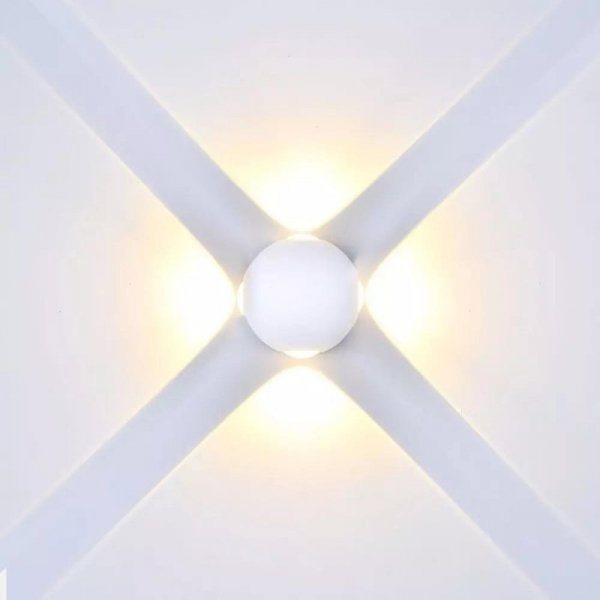 Kinkiet ścienny V-TAC 4W LED biały okrągły IP65 VT-834 4000K 440lm