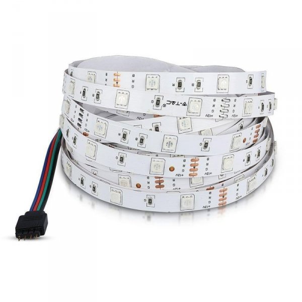 Taśma LED V-TAC SMD5050 150LED IP20 4W/m VT-5050 30-IP20 RGB