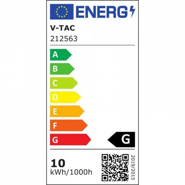 Taśma LED V-TAC SMD5050 300LED 24V IP65 rękaw 10W/m VT-5050 4000K 830lm