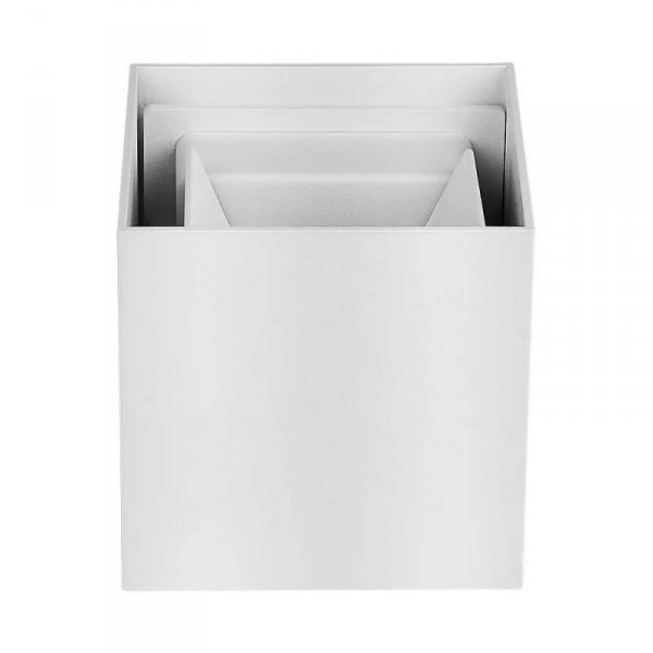 Oprawa Ścienna V-TAC 11W LED Góra Dół Regulowana Chip BRIDGELUX Biały Kwadrat IP65 VT-759-12-W 4000K 1360lm