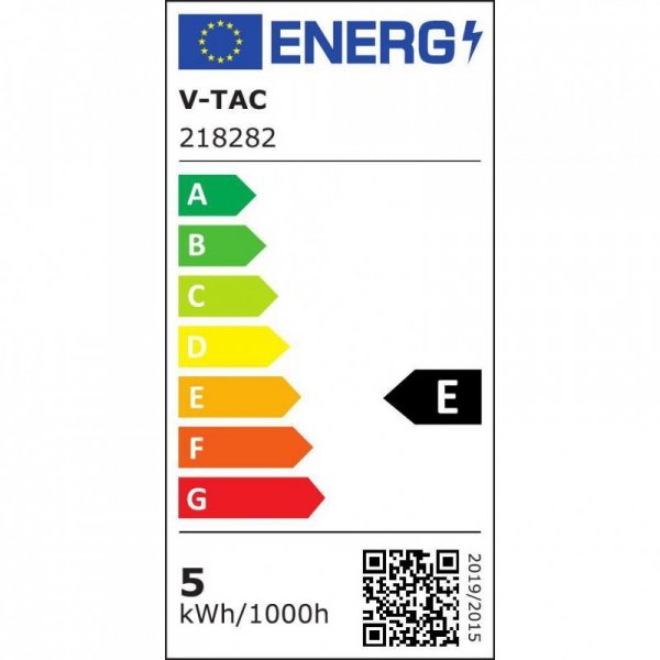 Kinkiet ścienny V-TAC 5W LED czarny IP65 VT-825-B 3000K 568lm