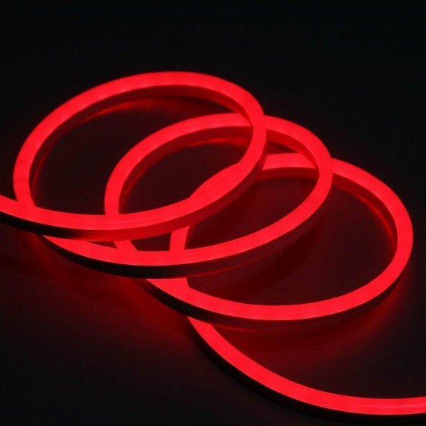 NEON LED 230V 15x25 BIG SIZE PCV 1M RÓŻNE KOLORY 100cm IP67
