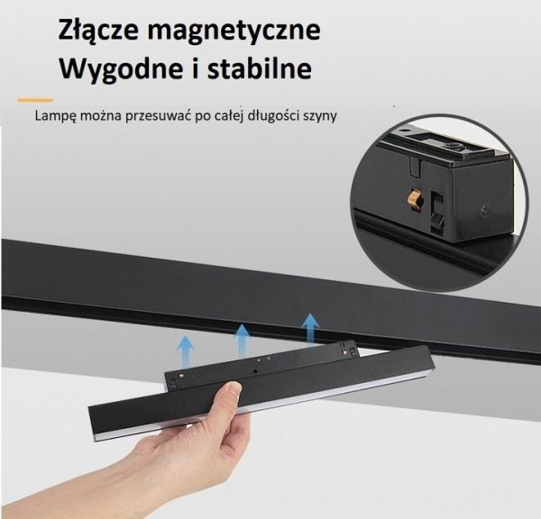 Lampa do Szyny Magnetycznej  36W 120cm 3000K 