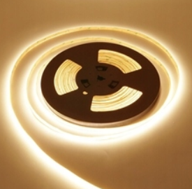 TAŚMA LED COB 24V LINIA ŚWIATŁA 480 CIEPŁA IP67 1M.