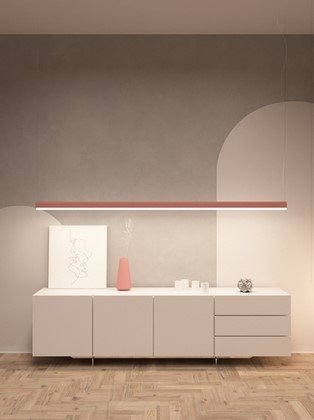 LAMPA LINIOWA NAMI CZARNA/BIAŁA/SUROWA 100W 2M. NA WYMIAR
