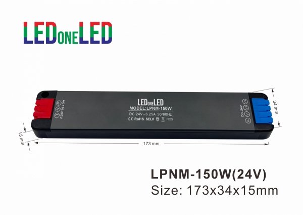 NAJCIEŃSZY ZASILACZ SUPER SLIM NAMI 24V 150W IP20