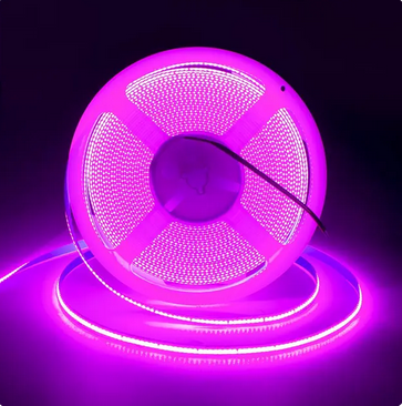 TAŚMA LED COB 12V LINIA ŚWIATŁA 320 RÓŻOWA 1M. 