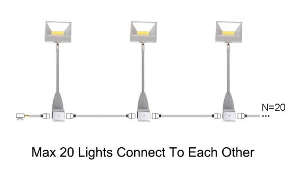 LAMPA TARGOWA LP-TS 30W CZARNA 3000-6500K ZMIENNA