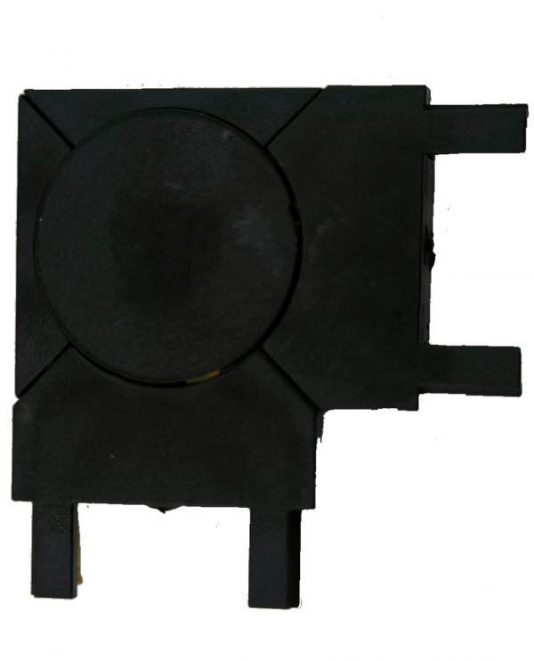 Łącznik do szynoprzewodu magnetycznego 1F natynkowego Ultra Slim czarny 90°