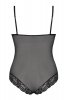 Body koronkowe czarne Delfina Nipplex 