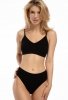 Biustonosz braletka  Julimex Bamboo Lounge Bra czarny 