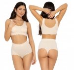 Majtki damskie stringi Mitex Feel good beżowe 