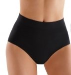 Majtki Gabriella  bezszwowe Seamless Midi Briefs czarne 