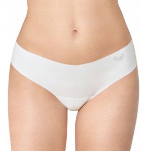 Majtki damskie Sloggi ZERO Microfibre Hipstring białe